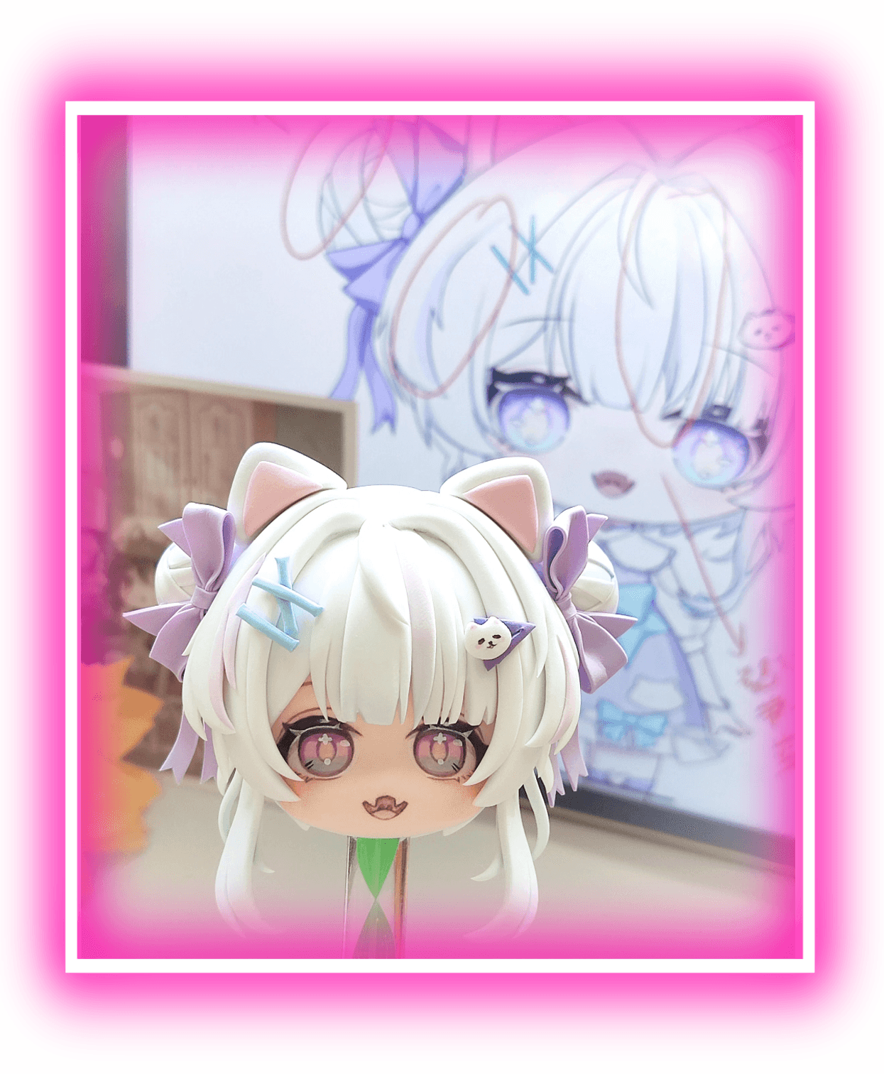 ヘッドパーツ制作工程1 — ラフ造形