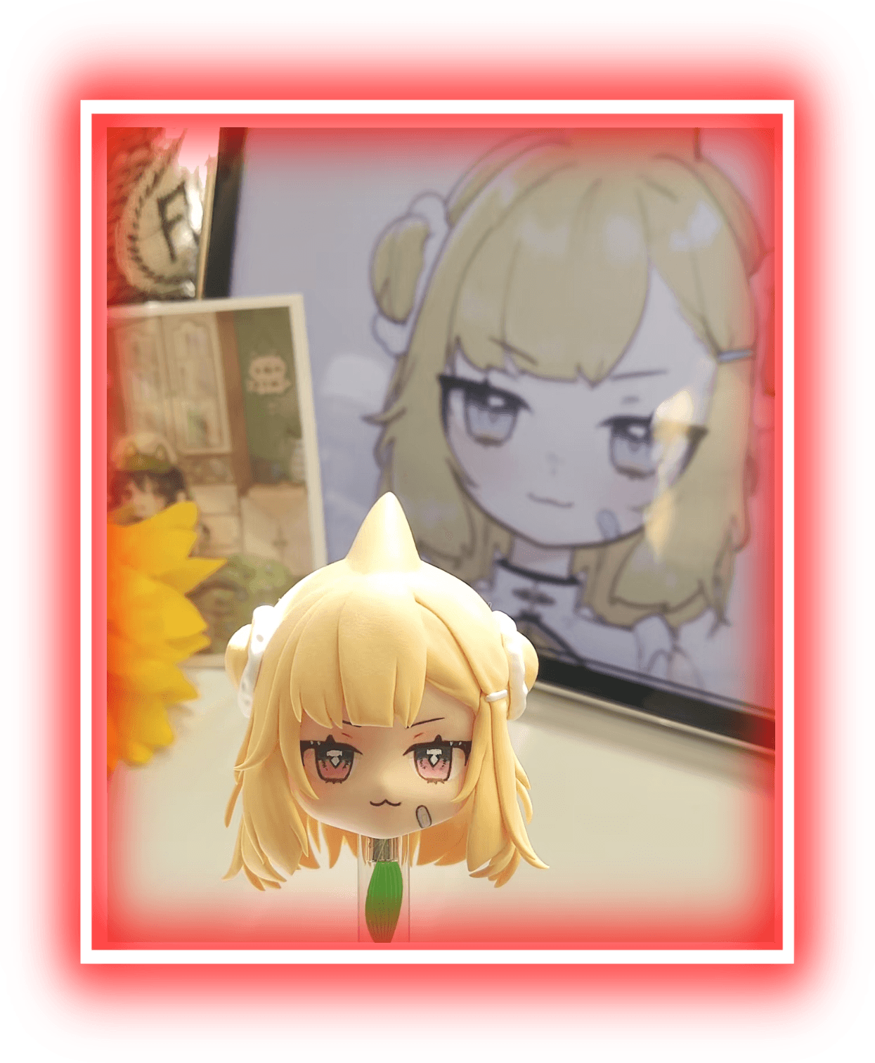 ヘッドパーツ制作工程2 — ディテール追加